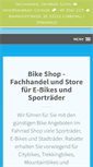 Mobile Screenshot of fahrrad-goyn.de